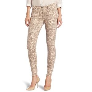 Lucky Brand, NWOT, Leopard Print Legend Sofia, Taupe & Creme, Size 29